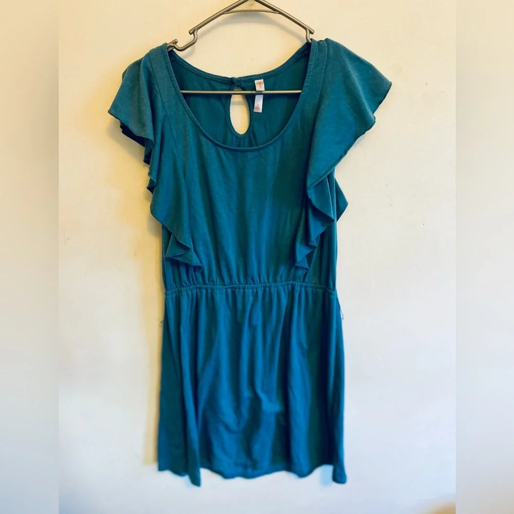 Xhilaration Women’s Blue Ruffle Casual Dress Size XL - Picture 1 of 6